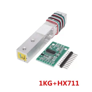 HX711 MODULO CON SENSORE DI PESO 1 KG CELLA DI CARICO BILANCIA ARDUINO KIT