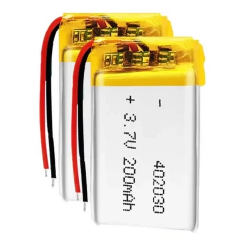 Batteria 402030 3.7V 200mAh Ricaricabile ai Polimeri di Litio per MP3 MP4 DVD
