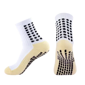 Calzini Antiscivolo Bianchi Da Calcio Da Donna Da Uomo Sportivi Con Alto Grip