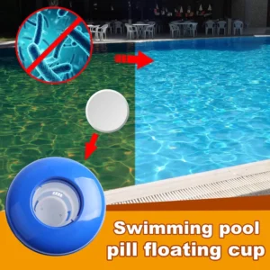Galleggiante Per Pulizia Piscina Chimico Dispenser Cloro Bromo Spa Vasca