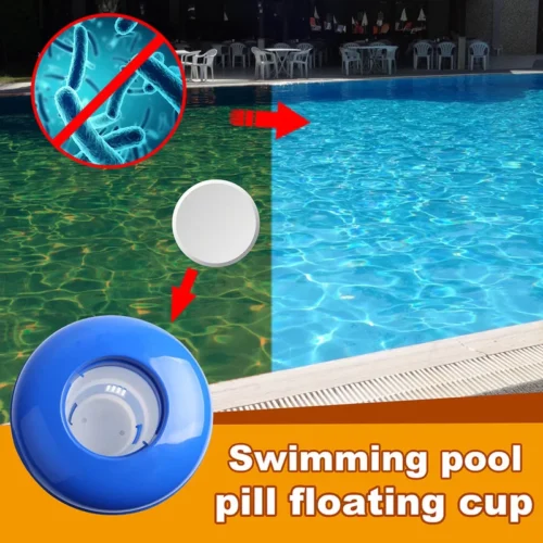 Galleggiante Per Pulizia Piscina Chimico Dispenser Cloro Bromo Spa Vasca