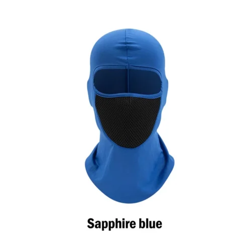 Sottocasco Balaclava Protezione Completa Solo Occhi Copricapo Moto ZAFFIRO