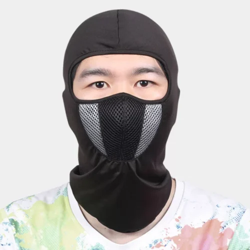 Sottocasco Balaclava Protezione Completa Solo Occhi Traspirante Copricapo Moto