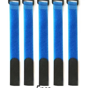 Lotto 5 Pezzi Blue Cinghie Canna da Pesca Gancio di Fissaggio Anello