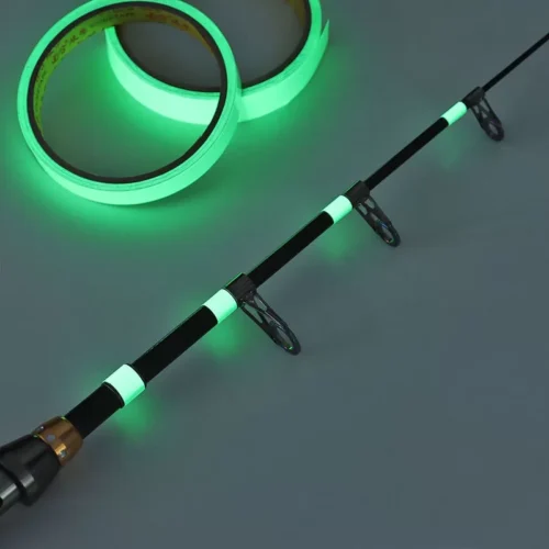 Nastro Luminoso 12mmx3metri Verde Luminescente al Buio per Canna da Pesca