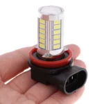 1 Pezzo Lampadina H11 33 LED SMD 660 Lumen 6000-8000k Alto Fascio Luminoso