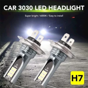 1 Pezzo Lampadina H11 6 LED SMD 26000 Lumen 6000K Alto Fascio Luminoso 12-24V