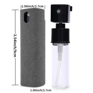 Set 2 in 1 Flacone e Spazzola per Pulizia Smartphone Tablet Cellulari Portatile