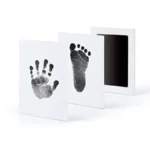 Kit Per Impronta Orma Tampone Bambini Neonati Cane Gatto Inchiostro 9,4x5,6cm