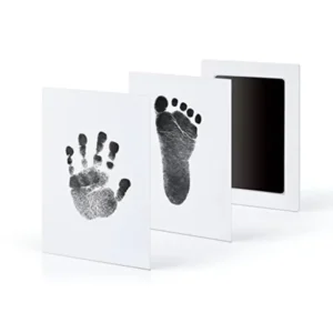 Kit Per Impronta Orma Tampone Bambini Neonati Cane Gatto Inchiostro 9,4x5,6cm