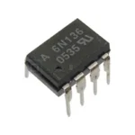 Optoaccoppiatore Alto Guadagno 6N136 0.5A DIP-6 – 2 Pezzi
