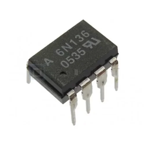 Optoaccoppiatore Alto Guadagno 6N136 0.5A DIP-6 – 2 Pezzi