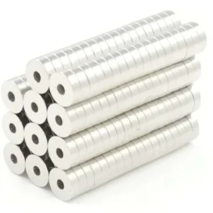 10 Magneti Neodimio 5X1.5Mm Calamita Potente con Foro 1,5mm