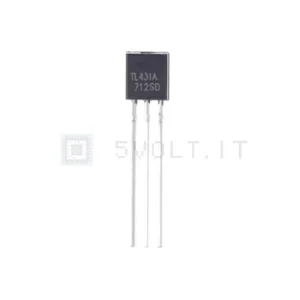 TL431A Regolatore di Tensione Shunt TO-92 – Lotto 50 Pezzi