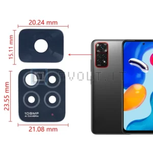Lente Vetrino Fotocamera per Xiaomi Redmi Note 11 Pro 4G 5G