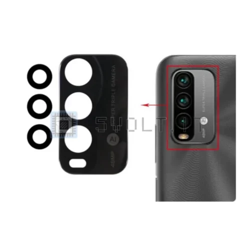Lente Vetrino Fotocamera Posteriore per Xiaomi Redmi 9T