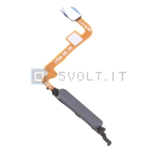 Tasto Home Lettore Impronta Nero per Xiaomi Redmi Note 10S