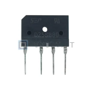 Raddrizzatore D25SB80 a Ponte Monofase ZIP4 – 1 Pezzo