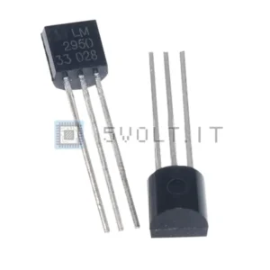 Regolatore LP2950ACZ-3.3 Tensione 100mA TO92 – 2 Pezzi