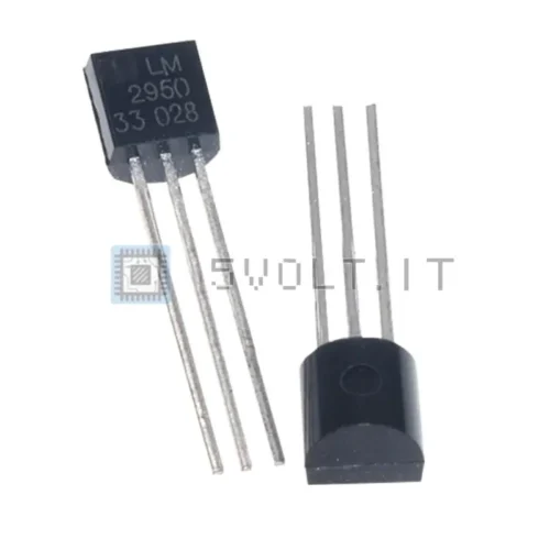 Regolatore LP2950ACZ-3.3 Tensione 100mA TO92 – 2 Pezzi