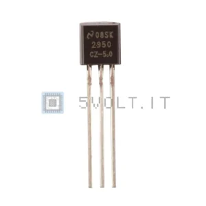 Regolatore LP2950ACZ-5.0 Tensione 100mA TO92 – 2 Pezzi