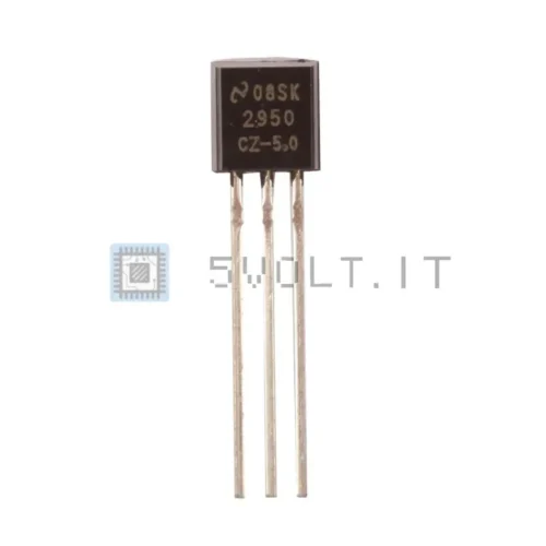 Regolatore LP2950ACZ-5.0 Tensione 100mA TO92 – 2 Pezzi