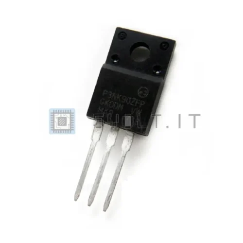 Mosfet STP3NK90ZFP Potenza N-Channel 900V 30A TO220 – 2 Pzi
