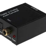 Convertitore Ottico Toslink Digitale a Analogico Coassiale Stereo