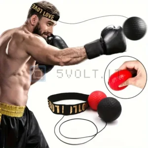 Boxing Training Ball Palla Boxe Allenamento Rossa Regolabile