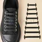 Set da 16pz Lacci Per Scarpe Senza Nodo Elastici In Silicone