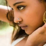 Piercing Naso Acciaio Chirurgico Diamante Forma Di Cuore