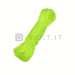 Corda Da Tiro Nylon 10 metri Filo Intrecciato Giallo Verde