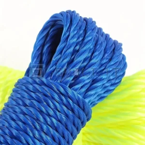 Corda Da Tiro Nylon 10 metri Filo Intrecciato Giallo Verde