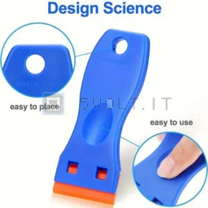 Raschietti Con Lama In Plastica Con 10 Lame Vernice Colla