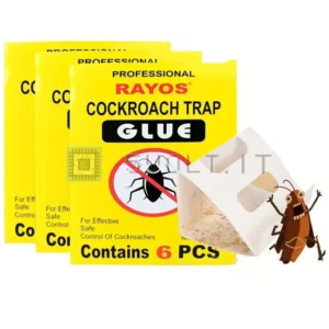 6pz Trappola Professionale Scarafaggi Con Colla Insetticida