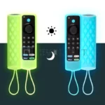 Custodia Silicone Blue Fluo Telecomando Fire TV Stick 4K