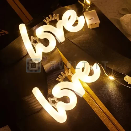 Luce Notturna Calda Love Decorativa Lucine Interne