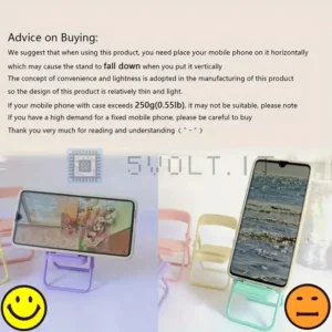 Supporto Telefono Cellulare A Forma Di Sedia Color Porpora