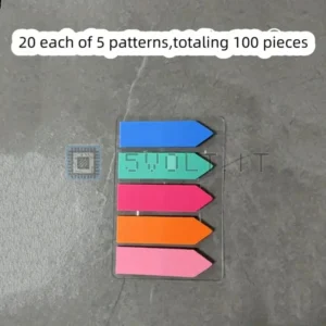 100pz Adesivi a Punta Freccia Indicatori Indice Note Libri