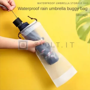 Sacchetto Opaco per Ombrello Impermeabile 33cm Pieghevole
