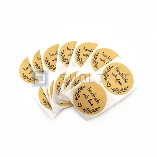 50 Adesivi Vintage Fatto a Mano Handmade Etichette