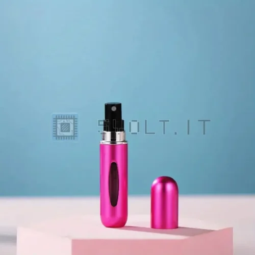 Dispenser 5ml Rosa Opaco Profumo Vuoto Bottiglia Spray