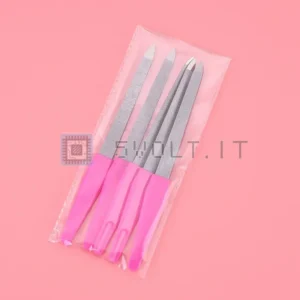 5zpz Lime Per Unghie A Doppia Faccia Acciaio Inox e Plastica