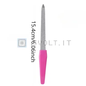 5zpz Lime Per Unghie A Doppia Faccia Acciaio Inox e Plastica