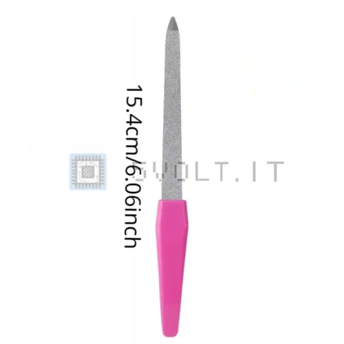 5zpz Lime Per Unghie A Doppia Faccia Acciaio Inox e Plastica