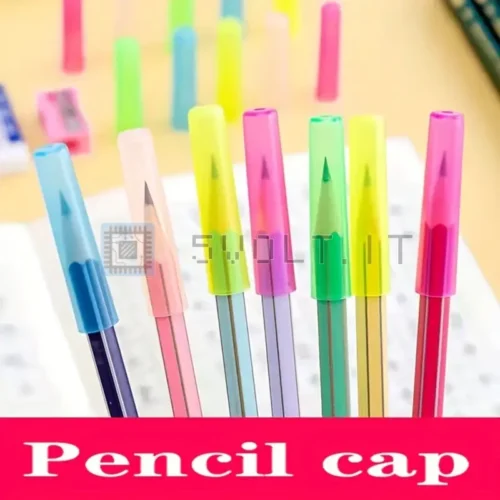 10pz Tappo Matita Copertura Protettiva Plastica Resistente