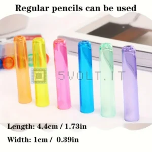 10pz Tappo Matita Copertura Protettiva Plastica Resistente