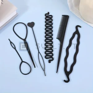 Lotto 6 Pezzi Strumenti Per Styling Dei Capelli Per Ragazze