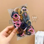 Confezione Da 100 Anelli Per Capelli Piccoli Ed Elastici 2cm