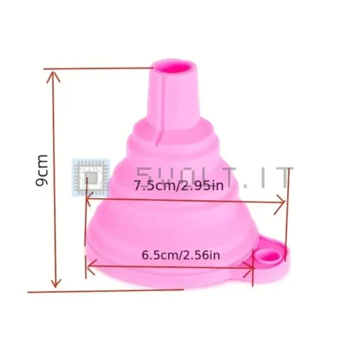 Mini Imbuto In Silicone Pieghevole Blue Acqua Olio Cucina